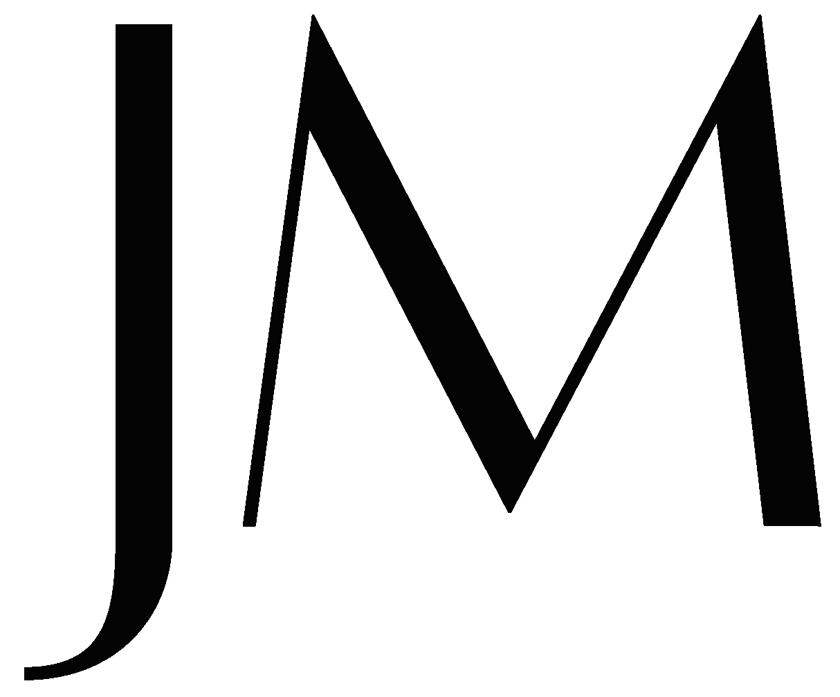 Jazmin Marie minimalist logo for Travel Blog
